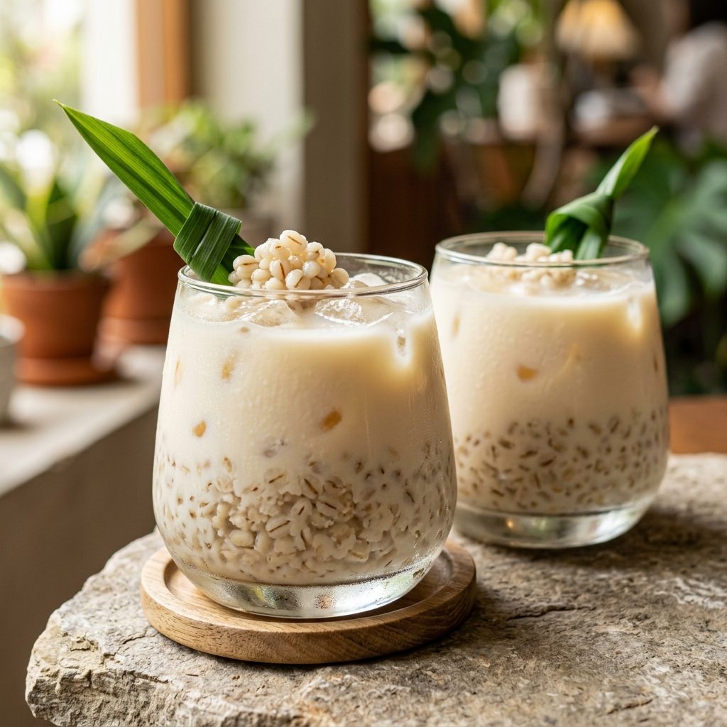 Barley and Soy Milk Cooler