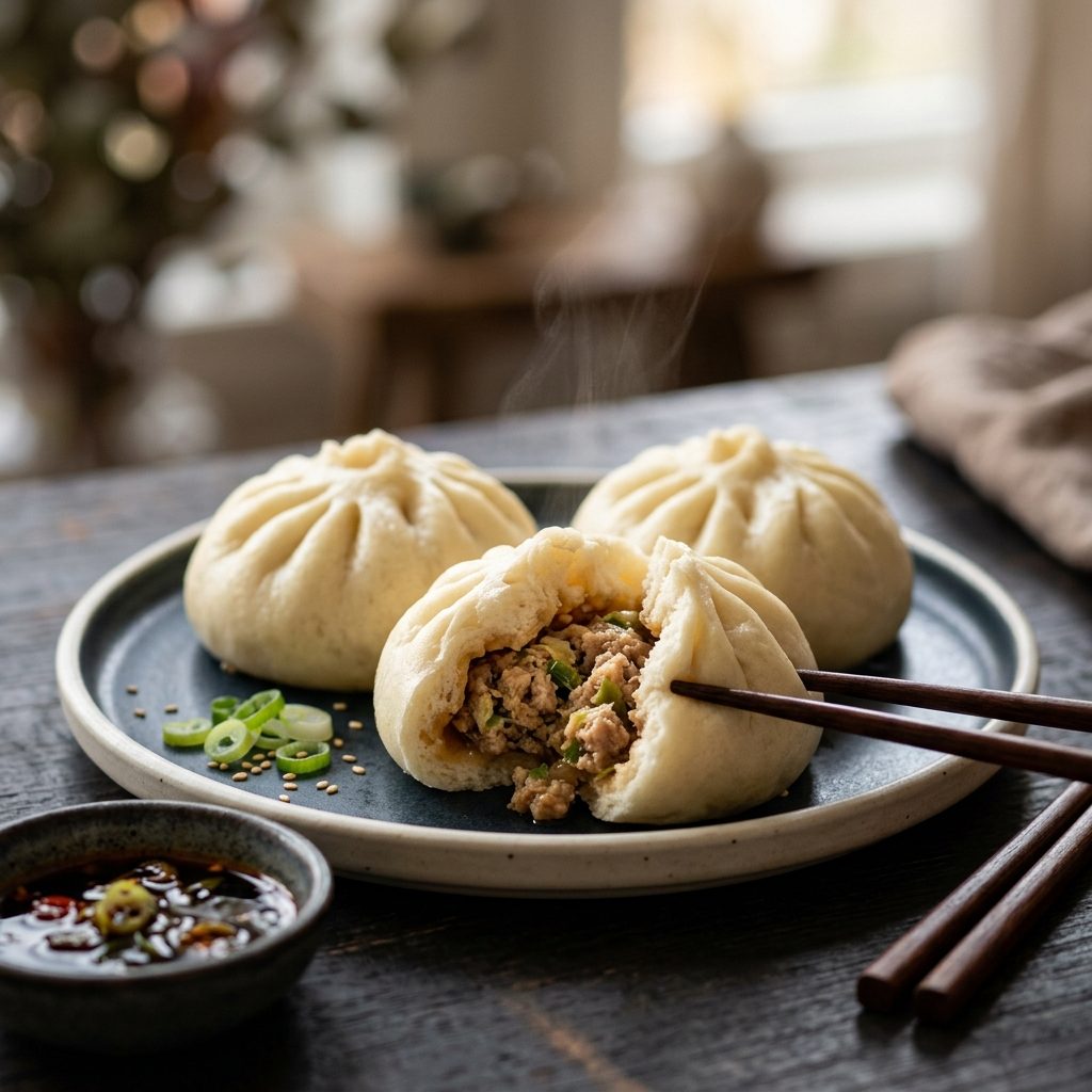 Savoury Steamed Buns