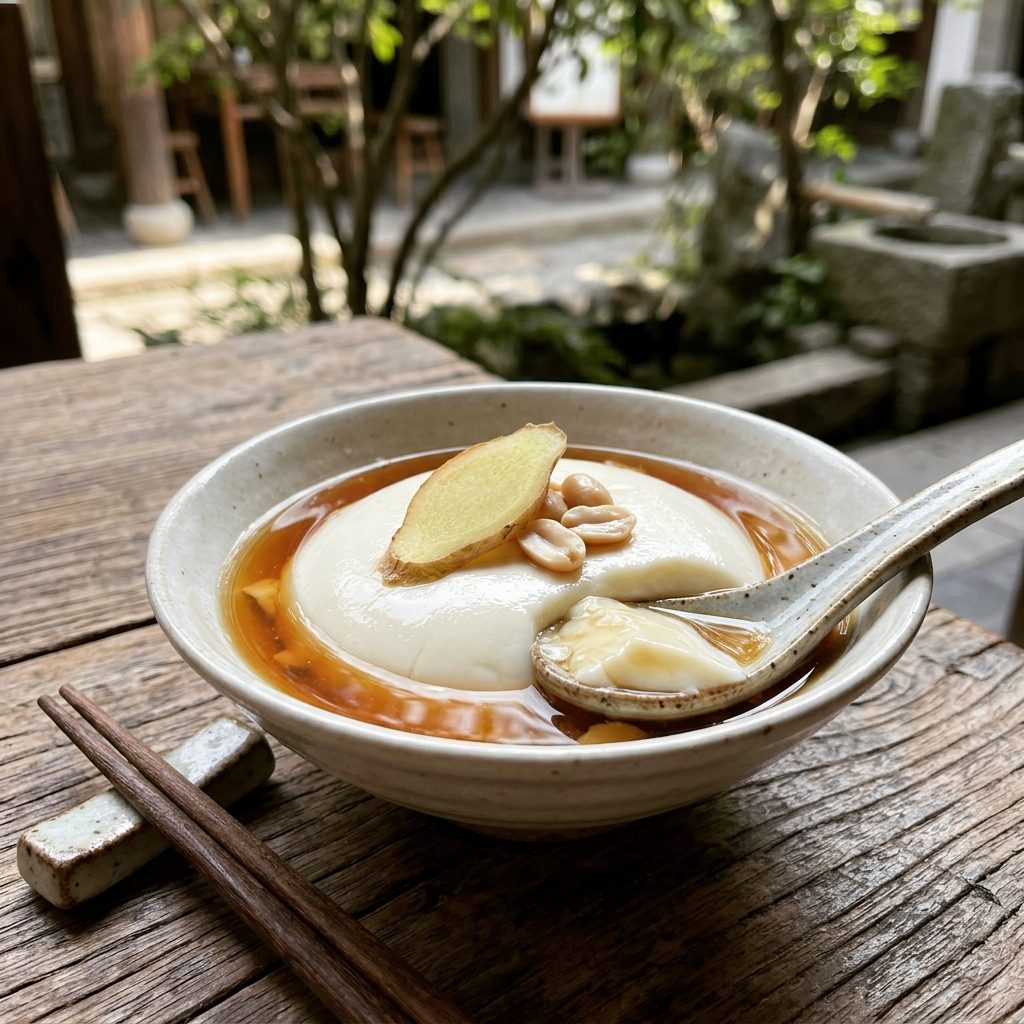 Silken Tofu Pudding (Douhua)