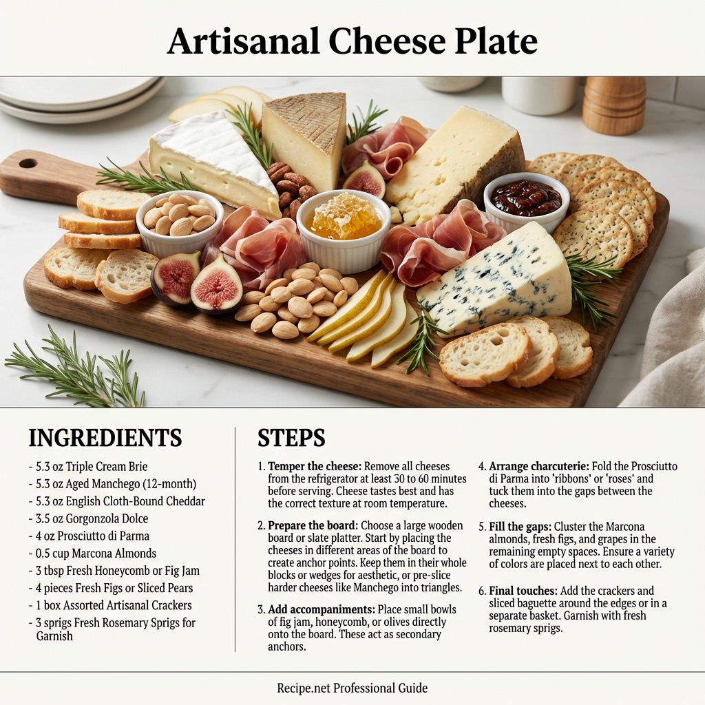 Artisanal Cheese Plate Infographic