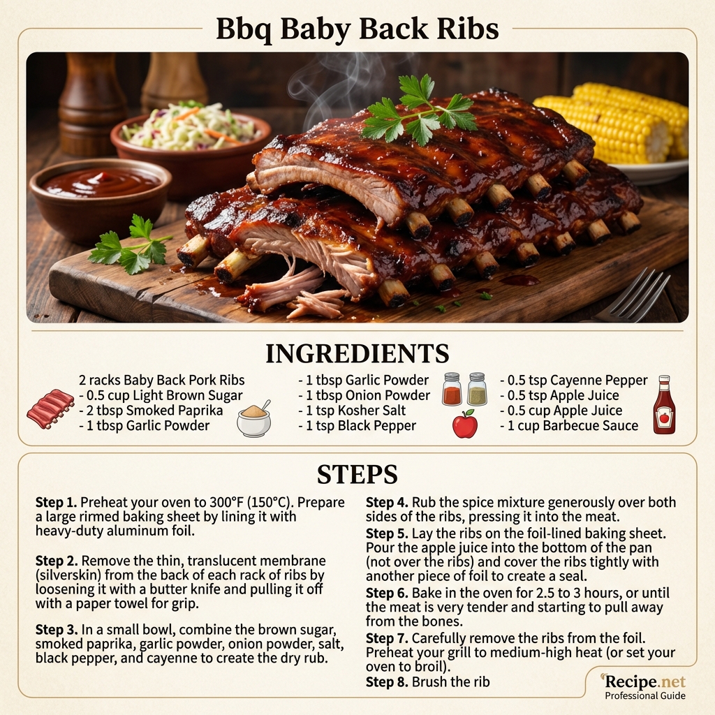 Bbq Baby Back Ribs Infographic