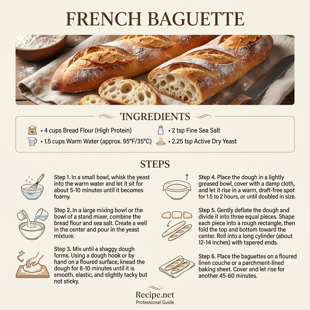 French Baguette Infographic