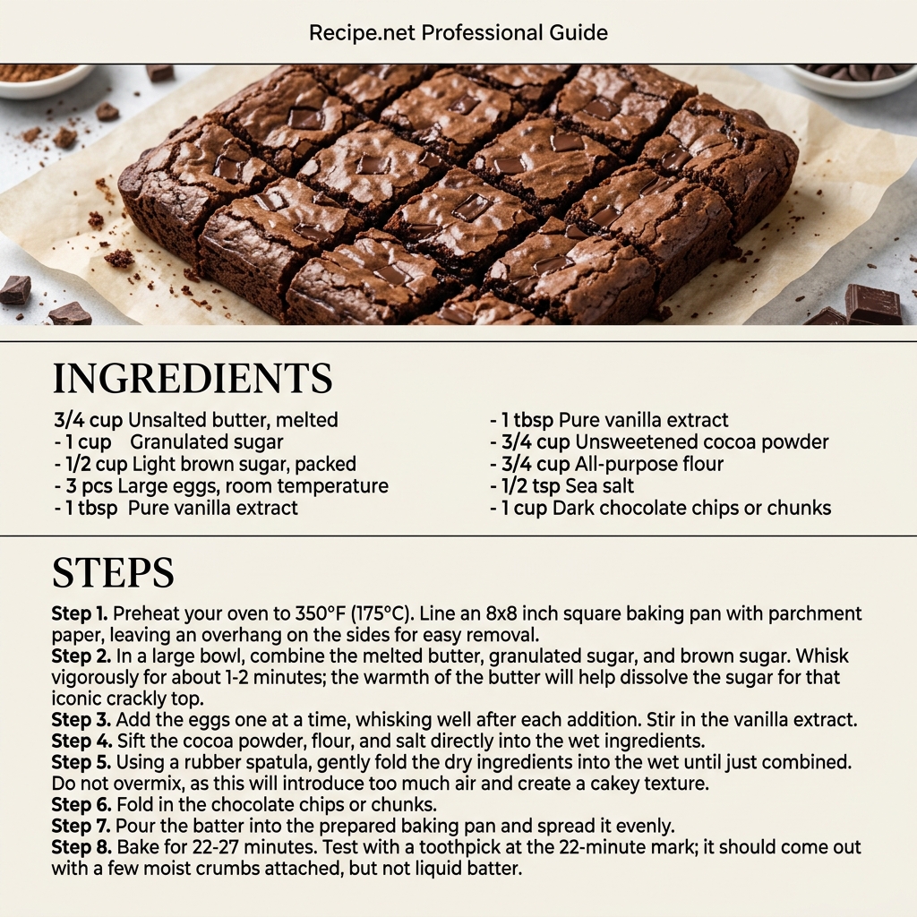 Fudgy Brownies Infographic