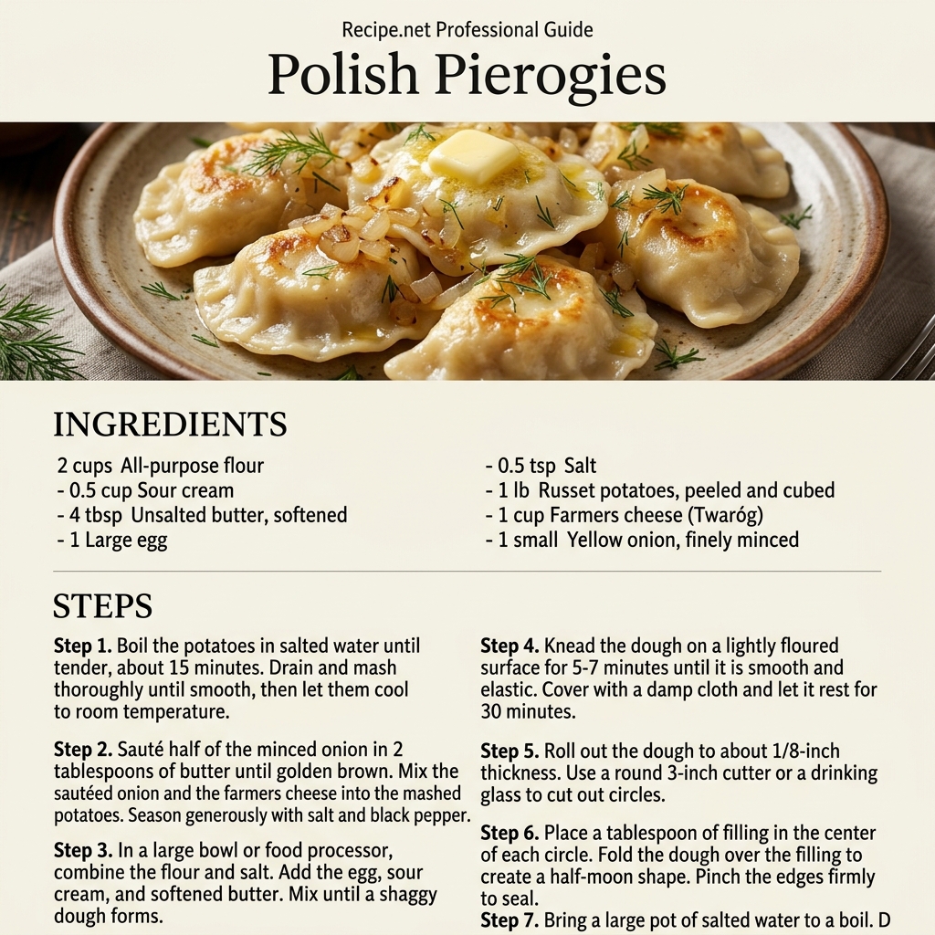 Polish Pierogies Infographic