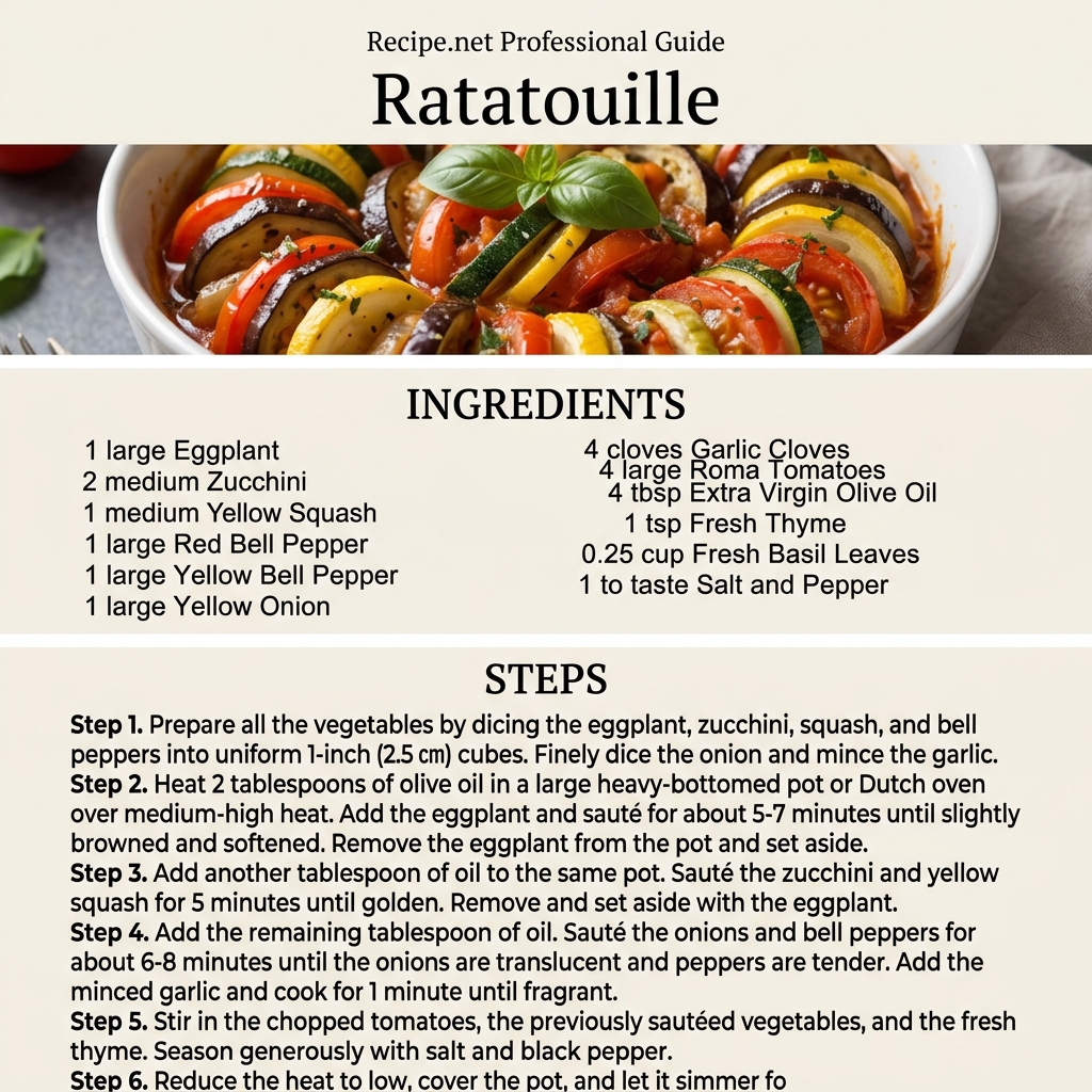 Ratatouille Infographic