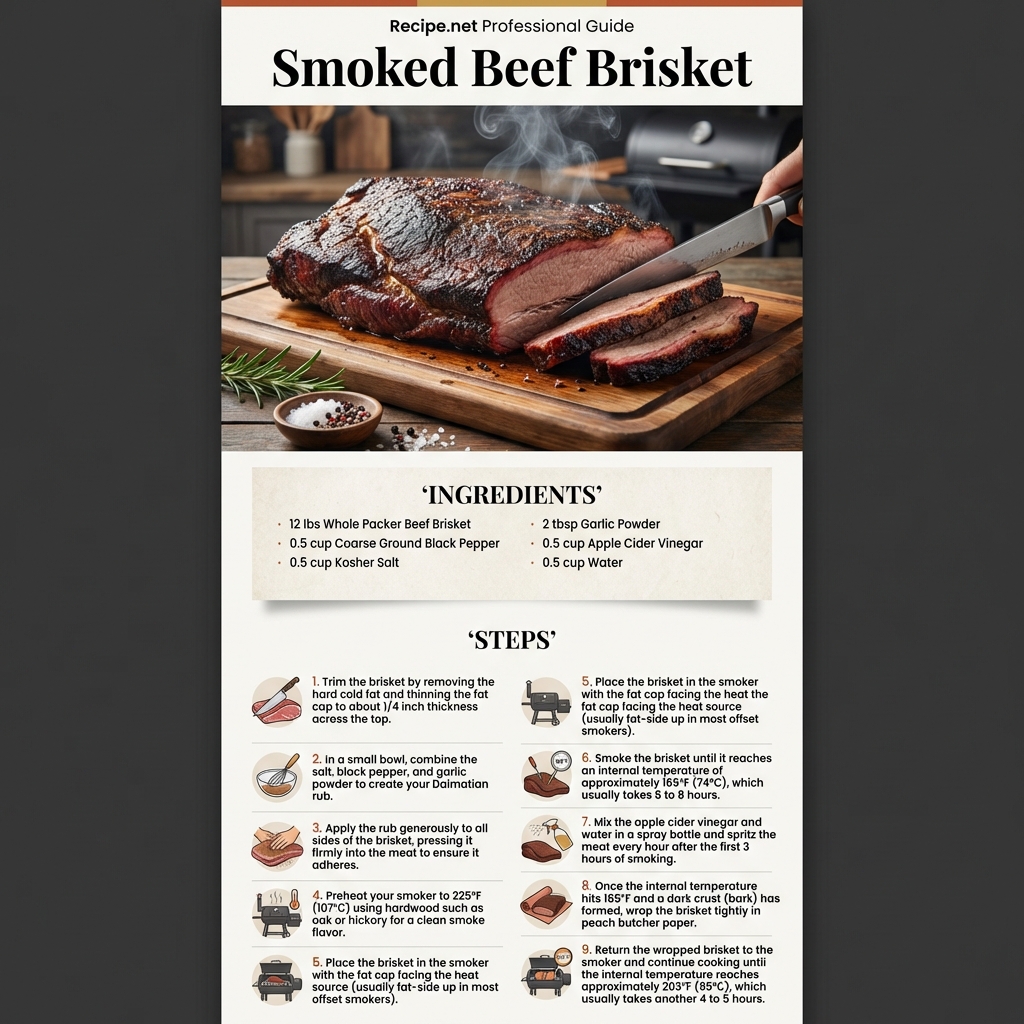 Smoked Beef Brisket Infographic