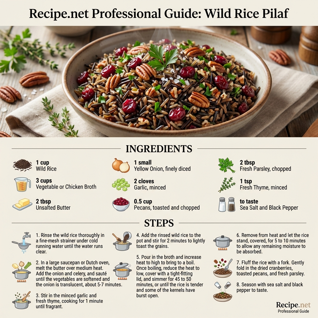 Wild Rice Pilaf Infographic
