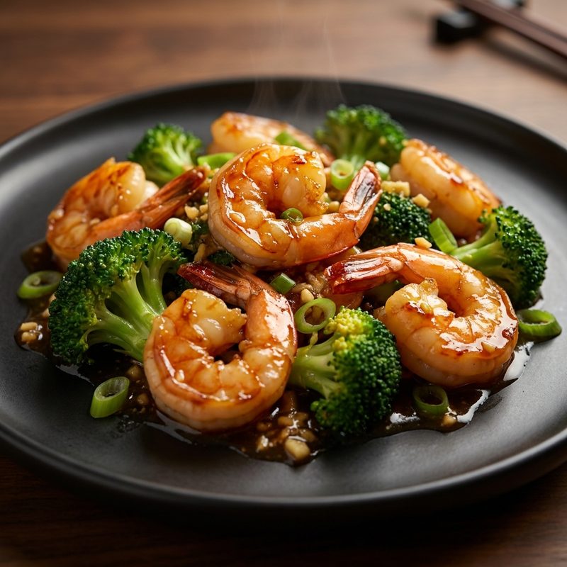 15-Minute Honey Garlic Shrimp Stir-Fry