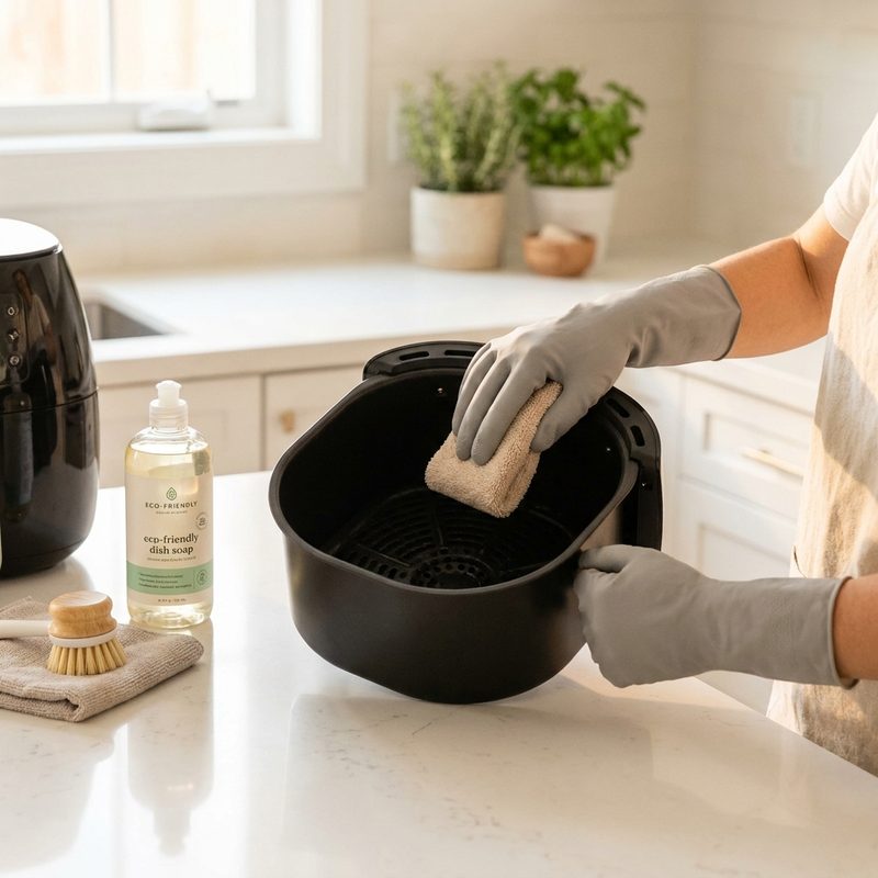 Best Way to Clean an Air Fryer Without Damaging the Coating