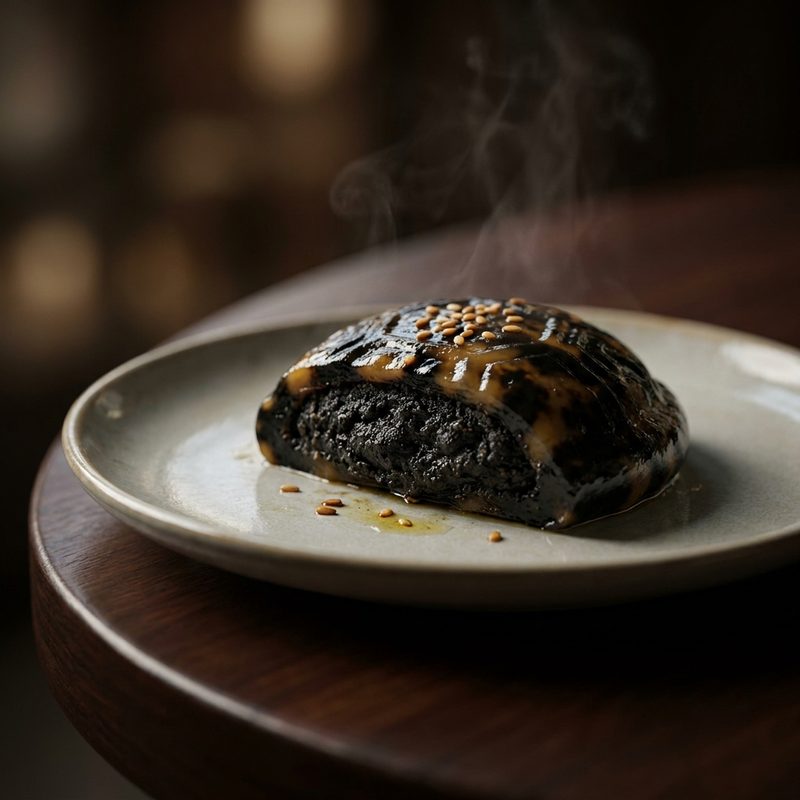 Black Sesame Ang Ku Kueh