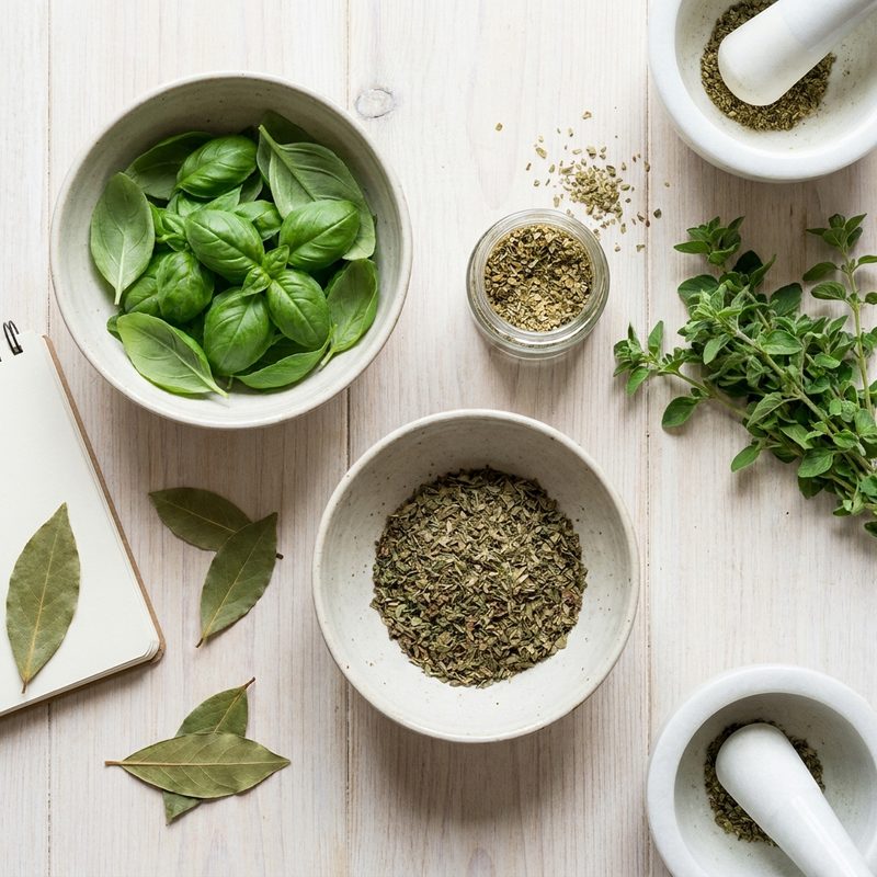 Fresh vs. Dried Herbs: A Conversion and Substitution Guide