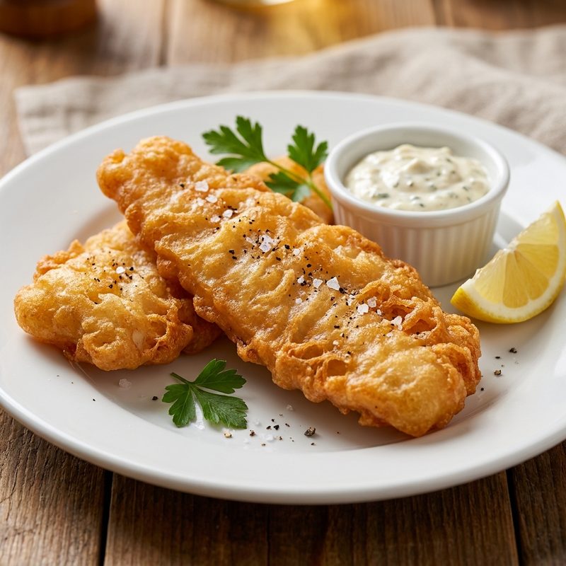 Friday Fish Fry with Beer Battered Haddock