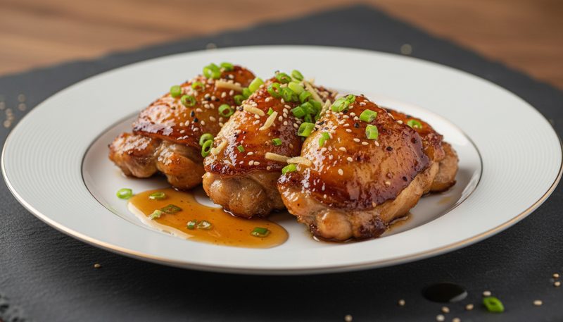 Honey Garlic Chicken Thighs