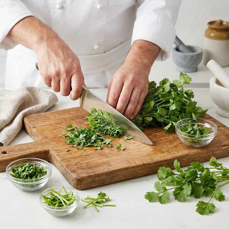 How to Chop Cilantro