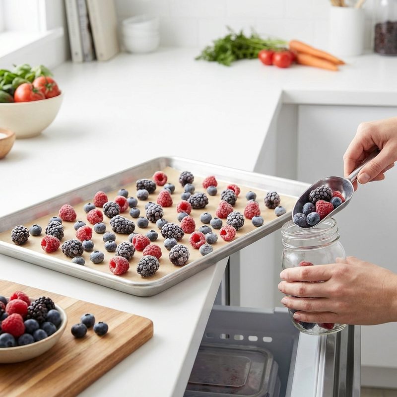 How to Freeze Fresh Berries Without Them Clumping Together