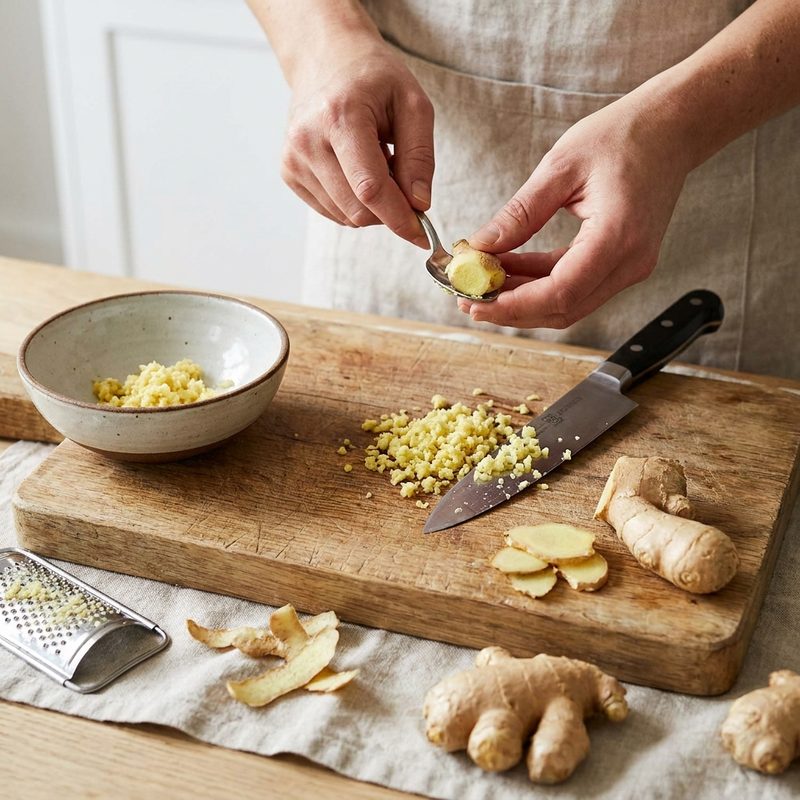 How to Peel and Mince Fresh Ginger Easily