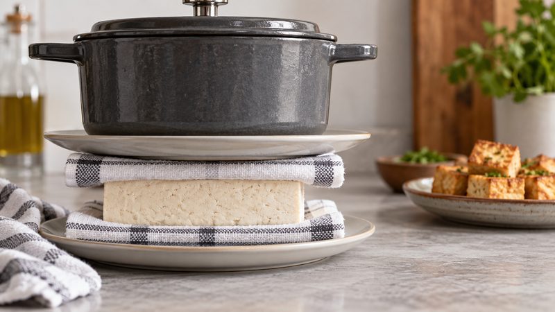 How to Press Tofu for Better Browning