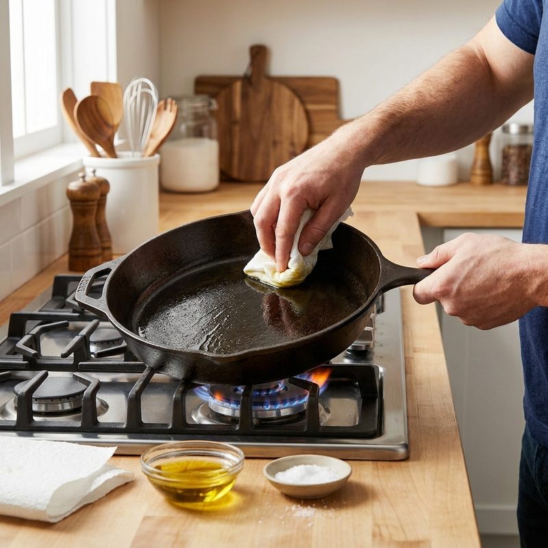 How to Season a Cast Iron Skillet for a Non-Stick Finish