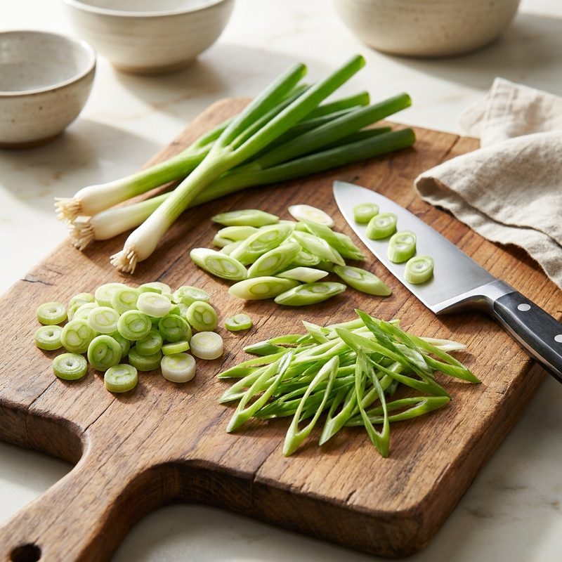 How to Slice Green Onions