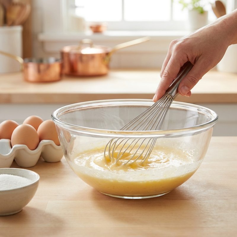 How to Whisk Egg Yolks