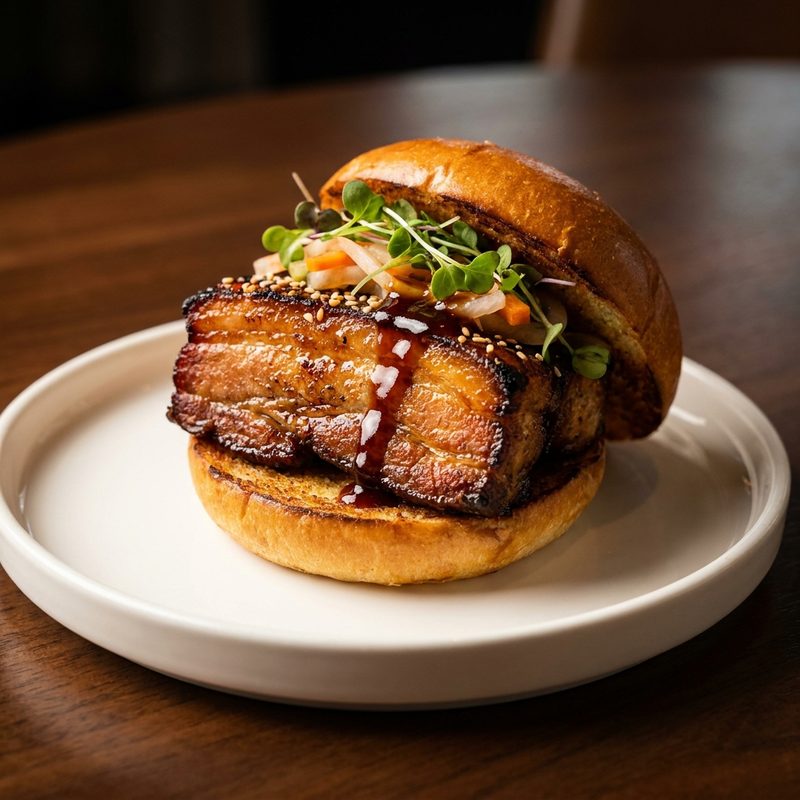 Kurobuta Pork Belly Burger
