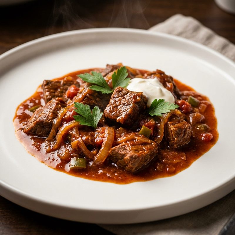 Marha Porkolt Hungarian Beef Stew