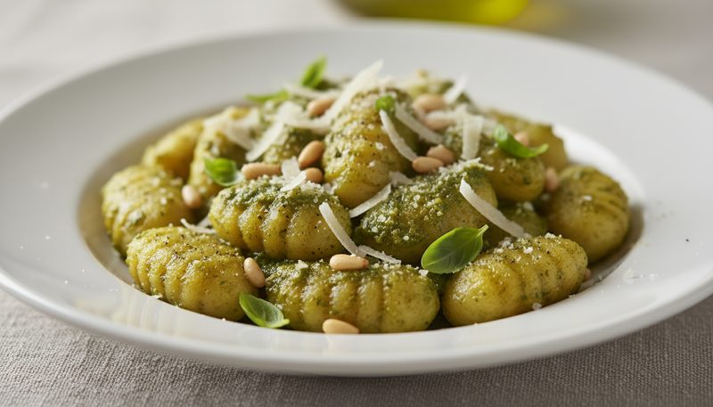 Potato Gnocchi With Pesto