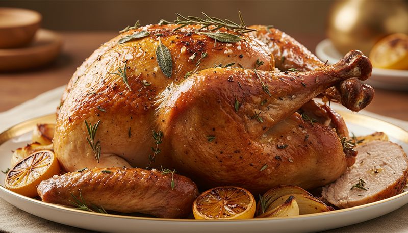 Roast Turkey With Herb Butter