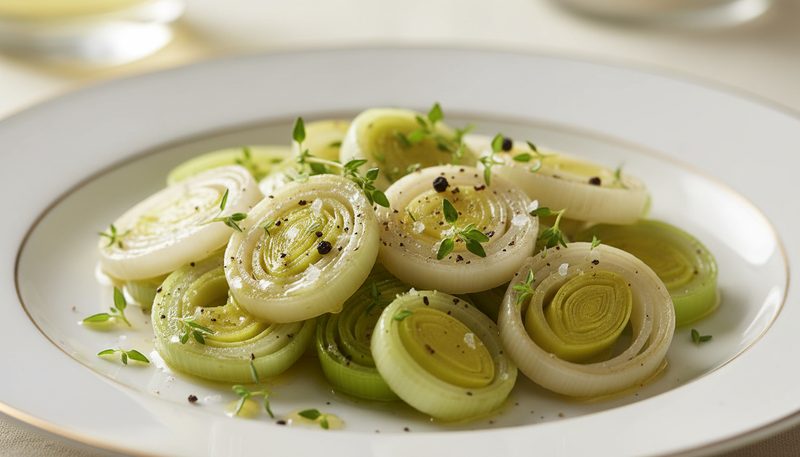 Sauteed Spring Leeks