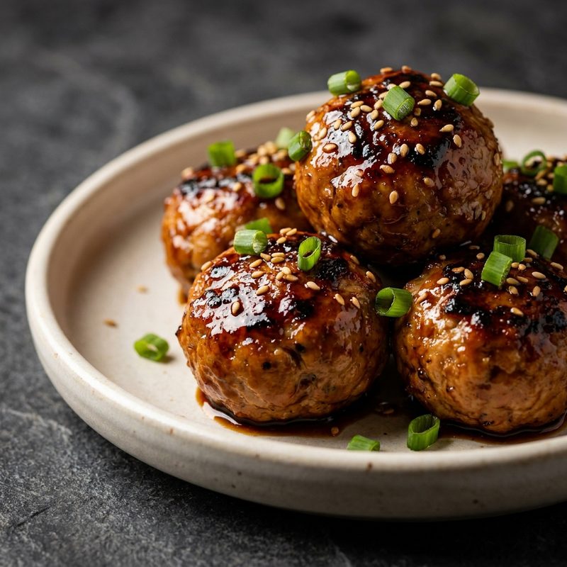 Teriyaki Chicken Meatballs