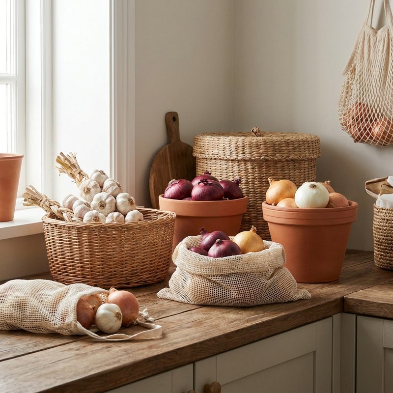 The Best Way to Store Onions and Garlic for Maximum Shelf Life
