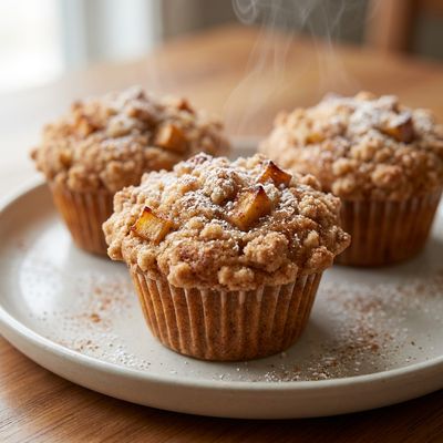 Apple Cinnamon Streusel Muffins