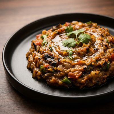 Baingan Bharta with Smoked Aubergine