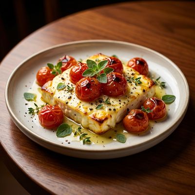 Baked Feta with Cherry Tomatoes