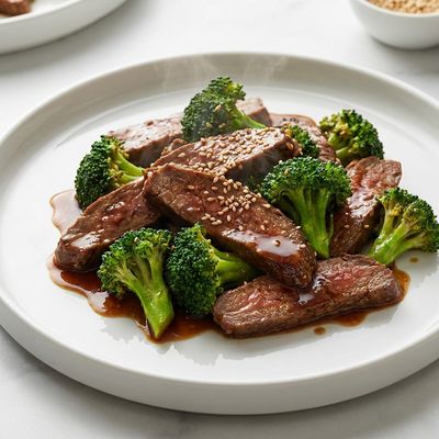 Beef and Broccoli Stir-Fry with Tamari Sauce
