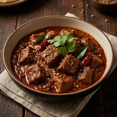 Beef Madras Curry with Toasted Spices