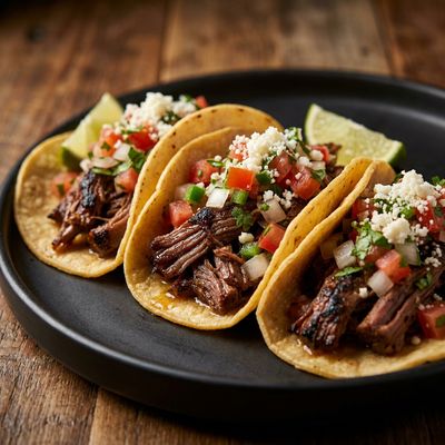Beef Tacos with Pico de Gallo