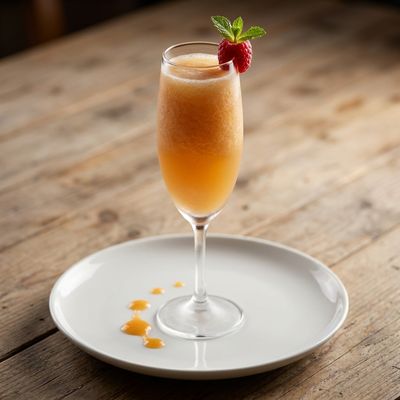 Bellini with Peach Puree