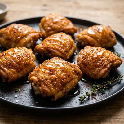 Buttermilk Fried Chicken with Honey Drizzle