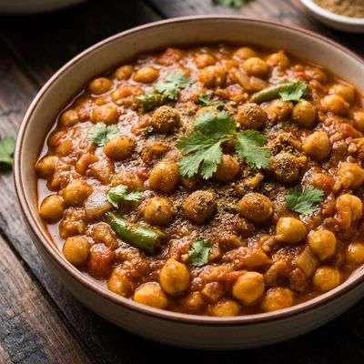 Chana Masala with Chickpeas and Amchur