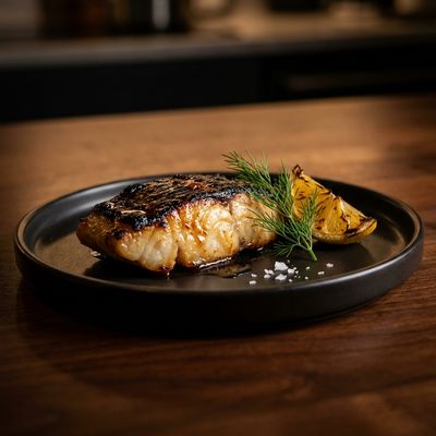 Charcoal-Grilled Black Cod