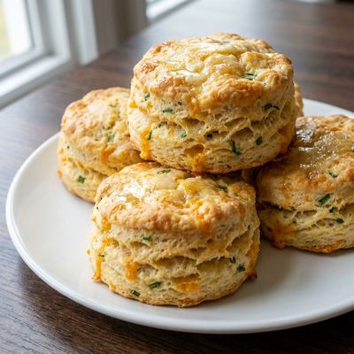 Cheddar and Chive Buttermilk Biscuits