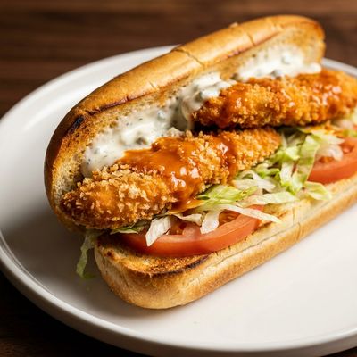 Chicken Finger Sub with Blue Cheese