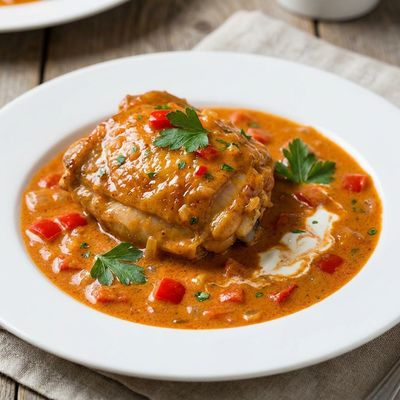 Chicken Paprikash with Sour Cream