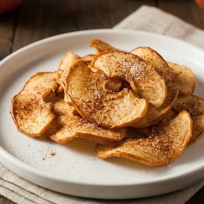 Cinnamon Sugar Air Fryer Apple Chips