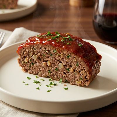 Classic American Meatloaf with Tomato Glaze