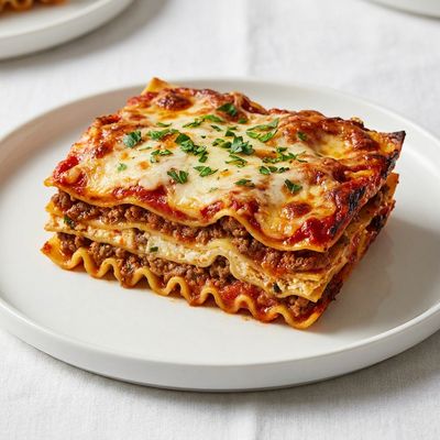 Classic Beef Lasagna with Ricotta