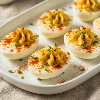 Classic Deviled Eggs with Smoked Paprika