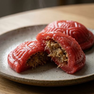 Coconut Ang Ku Kueh