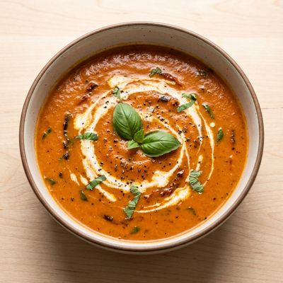 Creamy Roasted Tomato Basil Soup